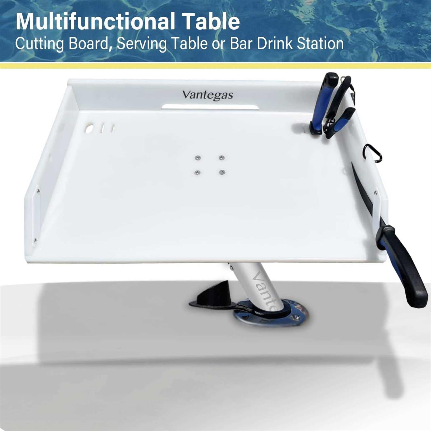 Boat Cutting Board Bait Table Filet Board Fish Cleaning Station k7p
