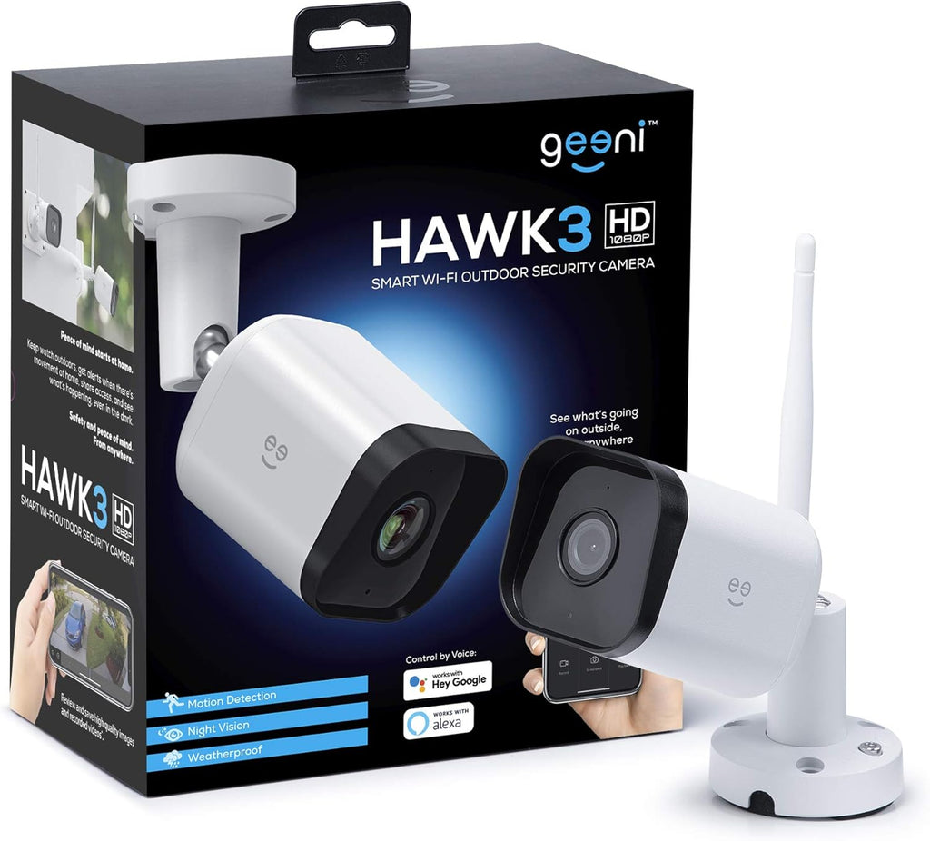Outdoor Security Camera 1080p WiFi Weatherproof Night Vision 2 Pack k7