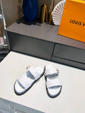 Women's Flat Mule White a7