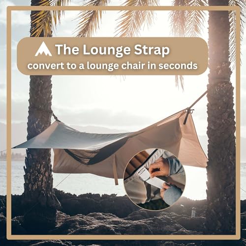 Haven Tents Lay Flat Hammock Tent with Mosquito Net, Insulated Pad and Rainfly M380