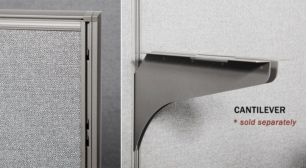 GOF Office Cubicle 4 Stations Partition Wall Room Divider D6172
