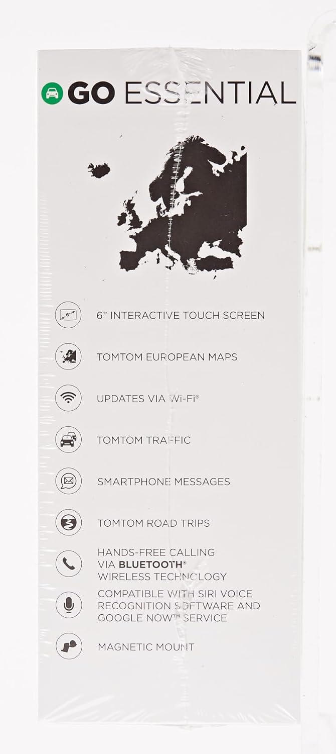 TomTom GO Essential 6 Inch Car Sat Nav with EU Maps and Traffic Alerts E62899