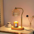White Candle Warmer Lamp,Home Decor Wax Melt for Small and Large Jar Candles,Candle Heater Lamp with 2 Bulbs,Dimmer and Timer Function