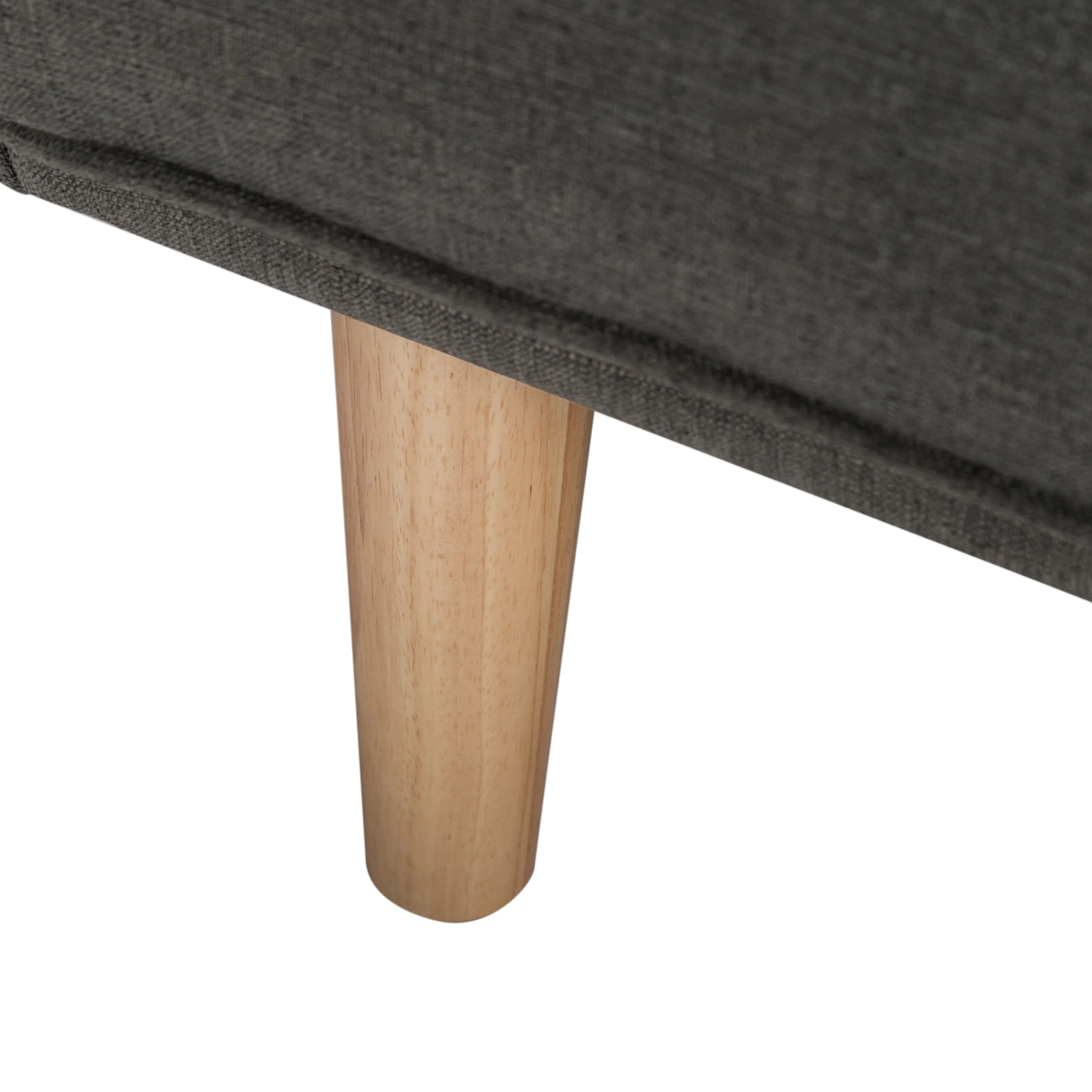 BSHTI Futon Sofa Bed with Split Back and Tapered Wood Legs Y256