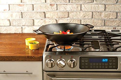 Lodge BOLD 14 Inch Seasoned Cast Iron Wok T778