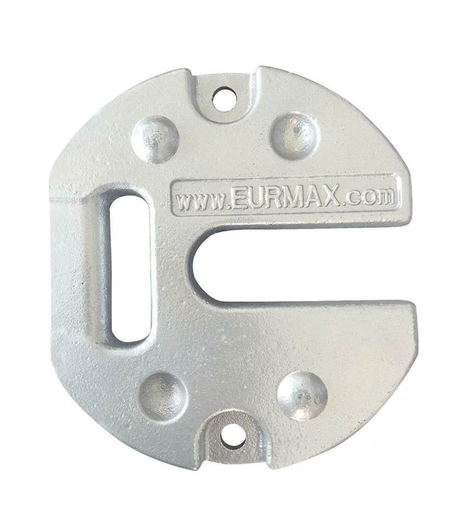 Eurmax Canopy Weights, Silver Iron, 44 Lbs, 2-Pc Pack N90250