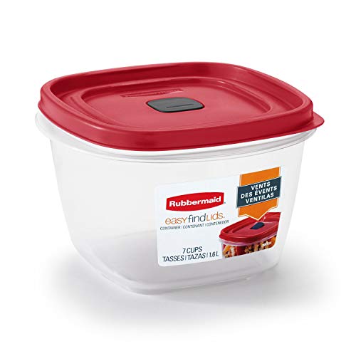 Rubbermaid 16-Piece Food Storage Containers with Lids, Red C7318