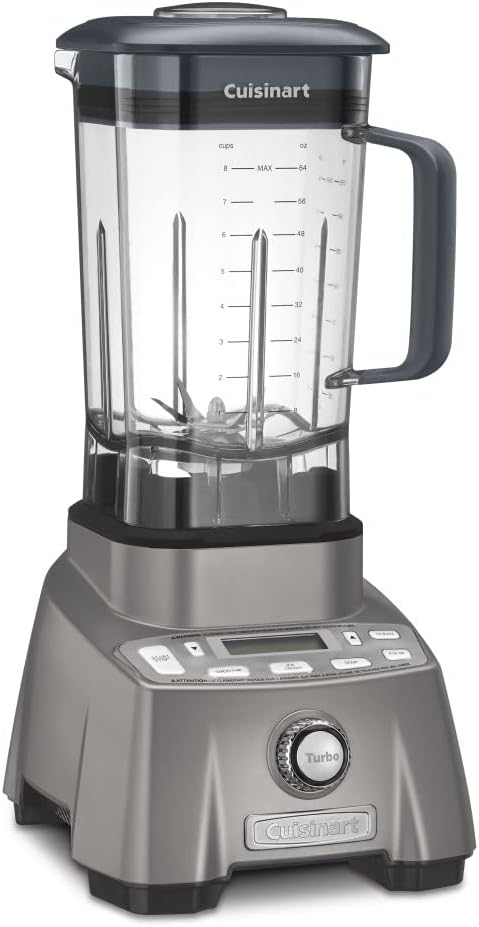 Cuisinart Hurricane Pro Blender CBT-2000, 3.5 Peak, Gunmetal H98547