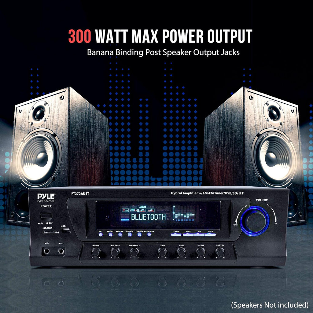 Wireless Bluetooth 4-Channel Home Theater Amplifier 300W k7