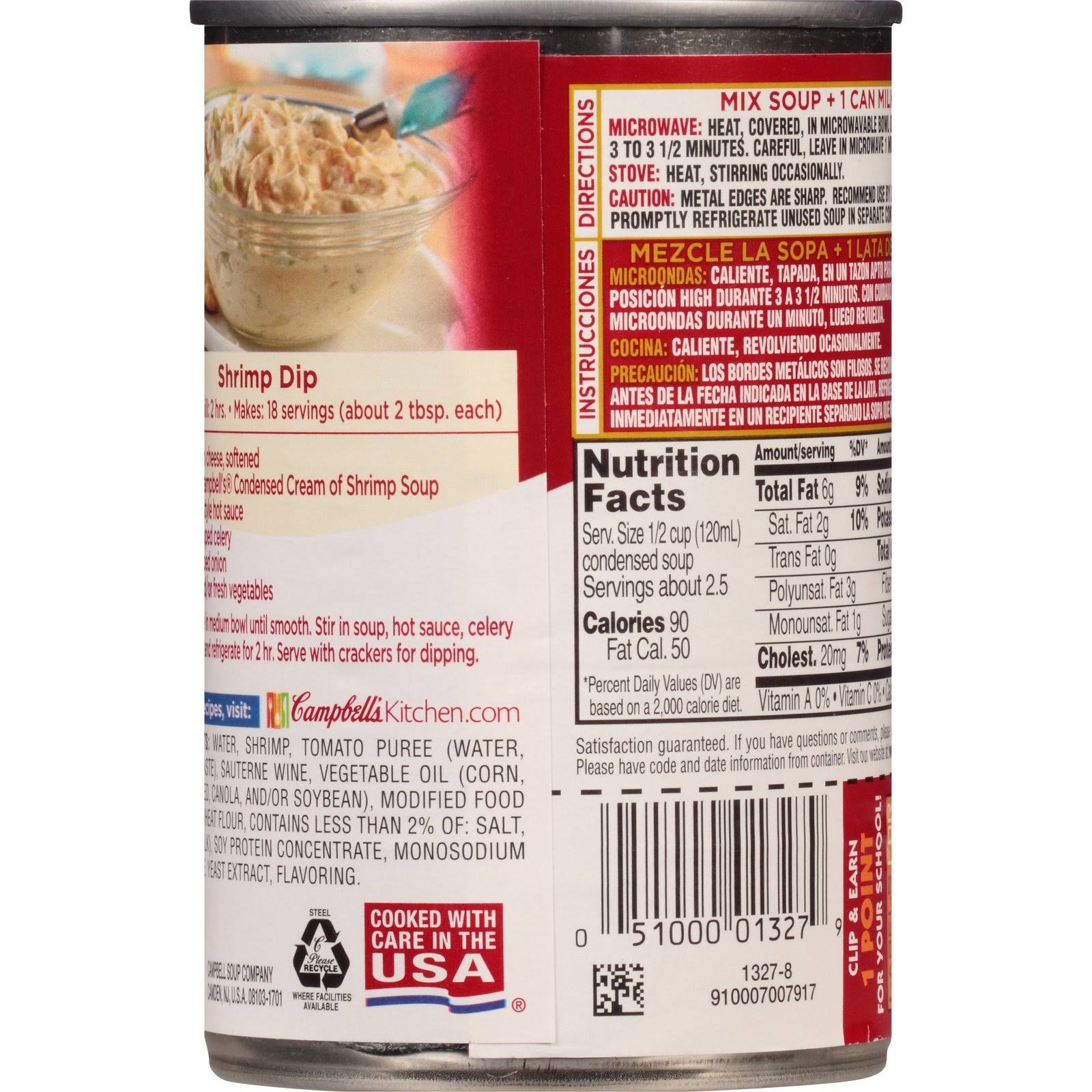 Cream of Shrimp Soup 10.5 oz Can Pack of 12 a7