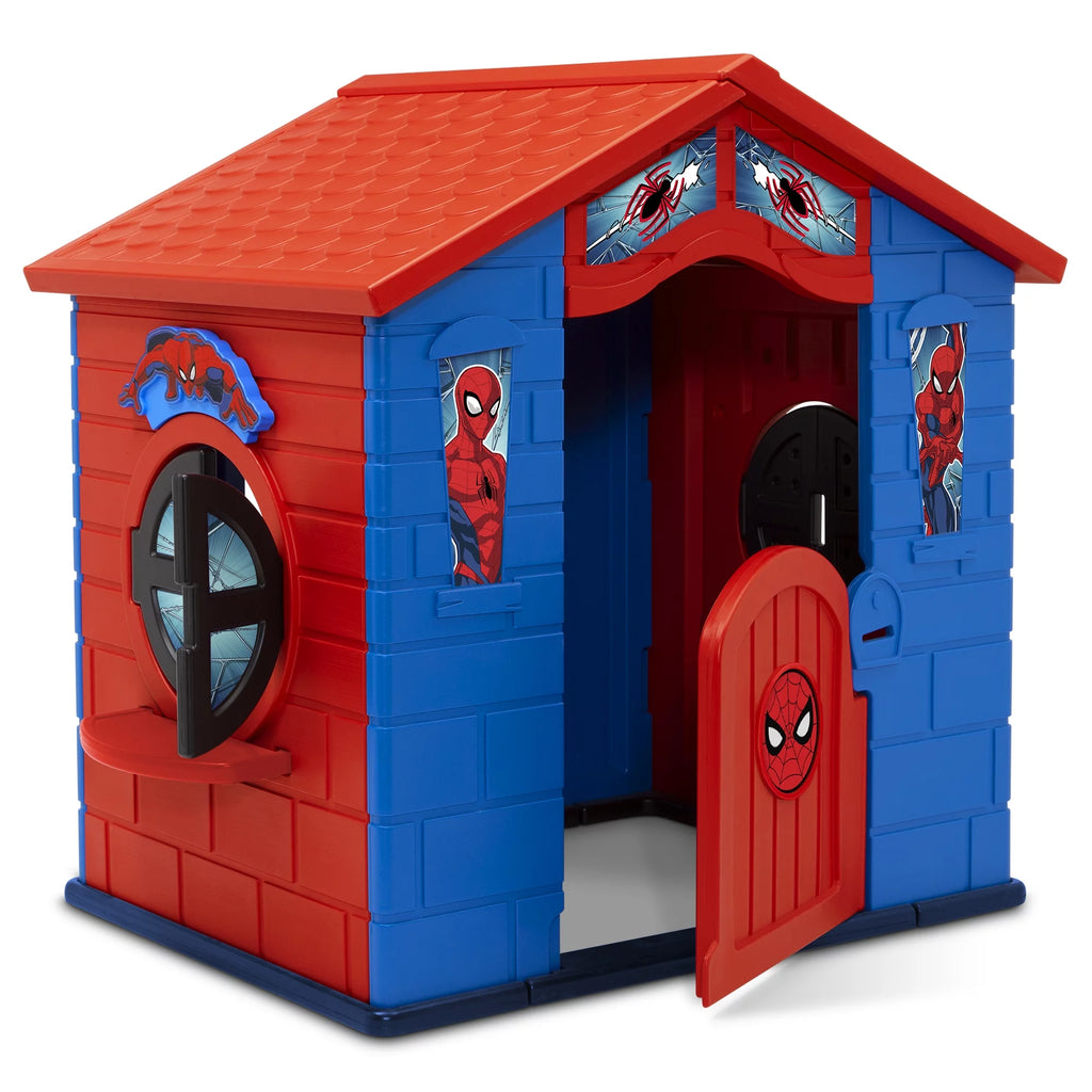 Marvel Spider-Man Plastic Playhouse by Delta Children, Blue/Red U8904