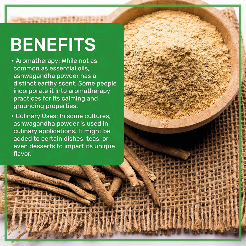 Ashwagandha Root Powder 1.25 lb Raw Pure Non-GMO a7