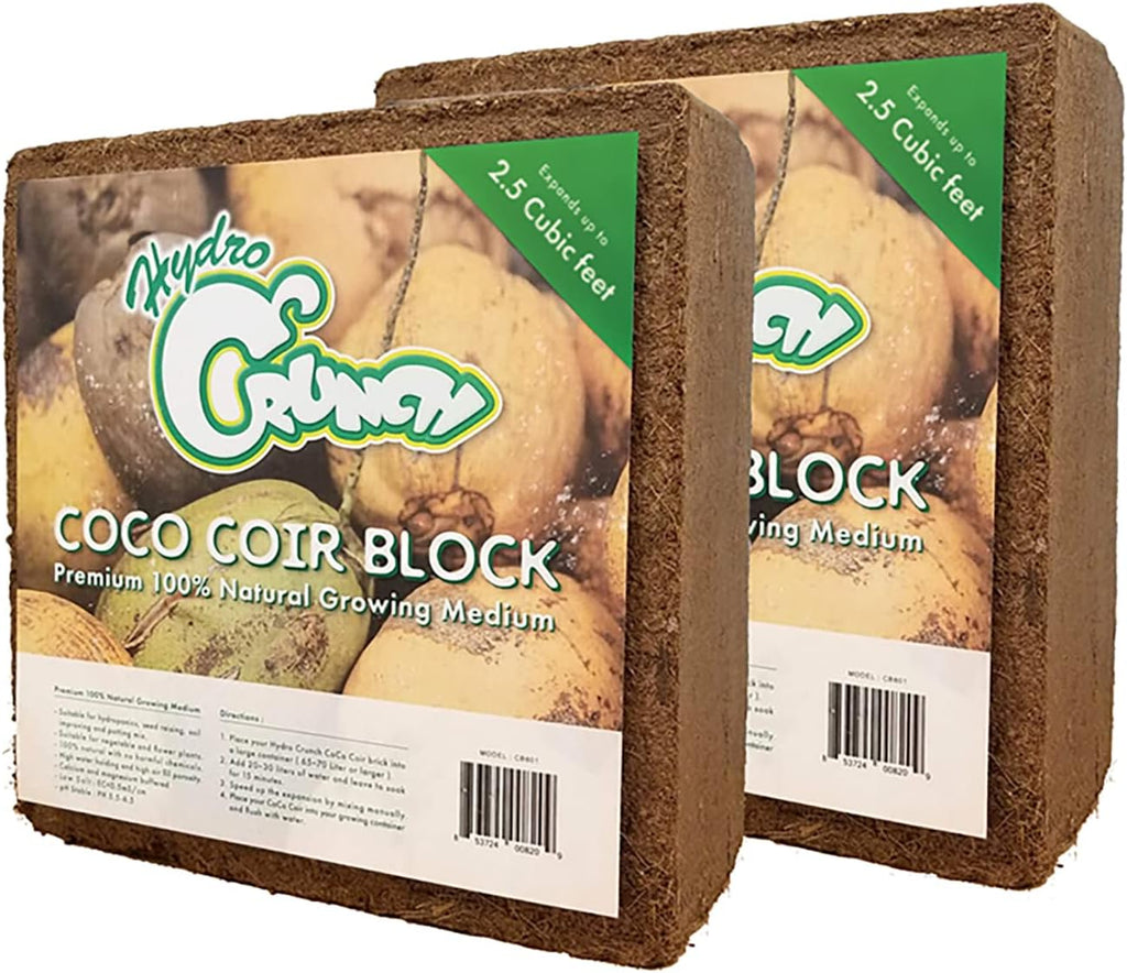 Coco Coir Block 2.5 Cubic Ft 2-Pack a7