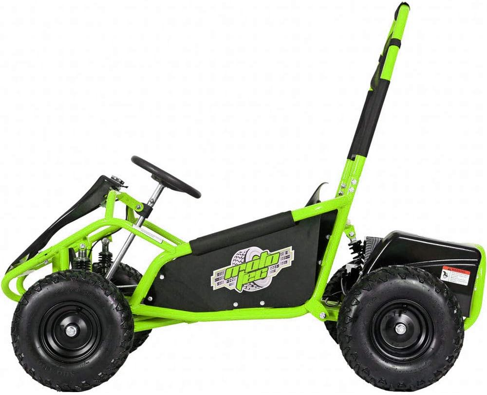 MotoTec Mud Monster Kids Electric 48v 1000w Go Kart Full Suspension Green H5507