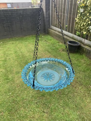 Hanging Bird Bath Bowl Feeder for Garden Patio Decor a7