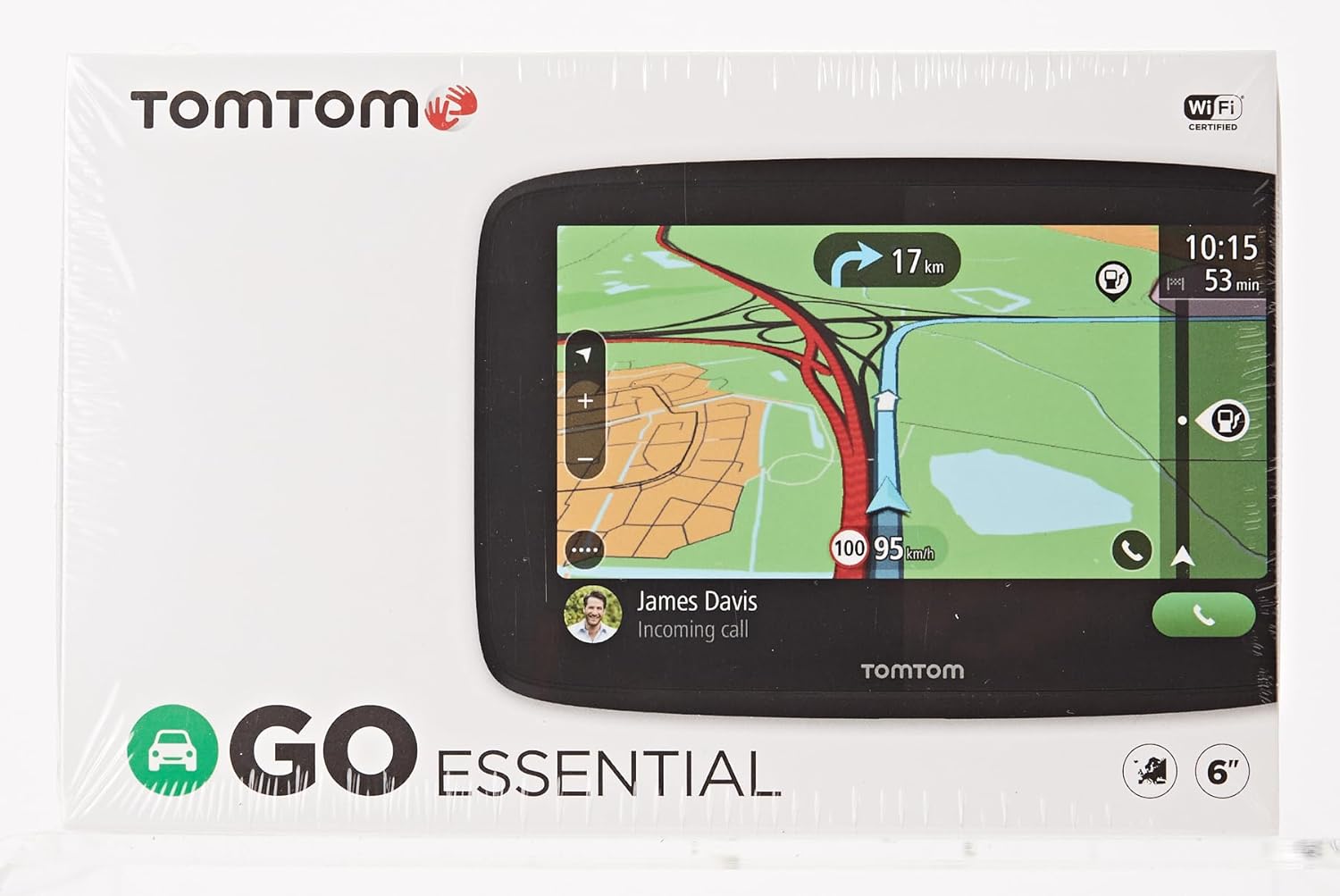 TomTom GO Essential 6 Inch Car Sat Nav with EU Maps and Traffic Alerts E62899