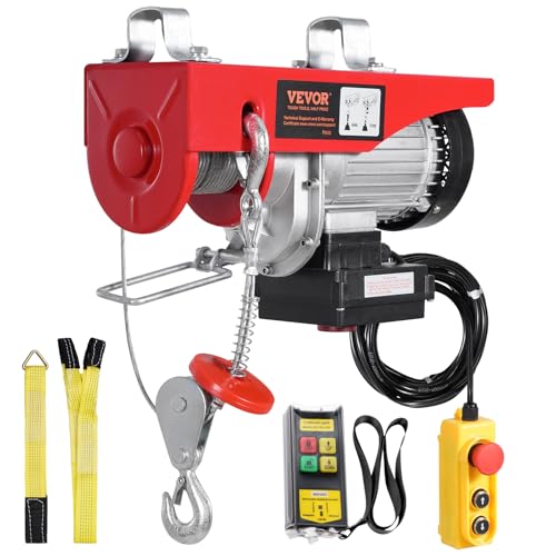 Electric Hoist 2200 lbs 110V Wireless Remote Control k7
