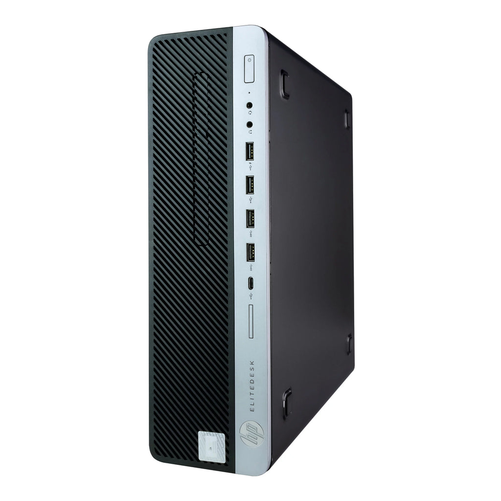 HP ProDesk 600G4 Desktop Computer, Hexa Core i5, 16GB RAM, 500GB SSD, Windows 11 Pro, 24in Monitor Y699526