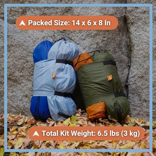 Haven Tents Lay Flat Hammock Tent with Mosquito Net, Insulated Pad and Rainfly M380