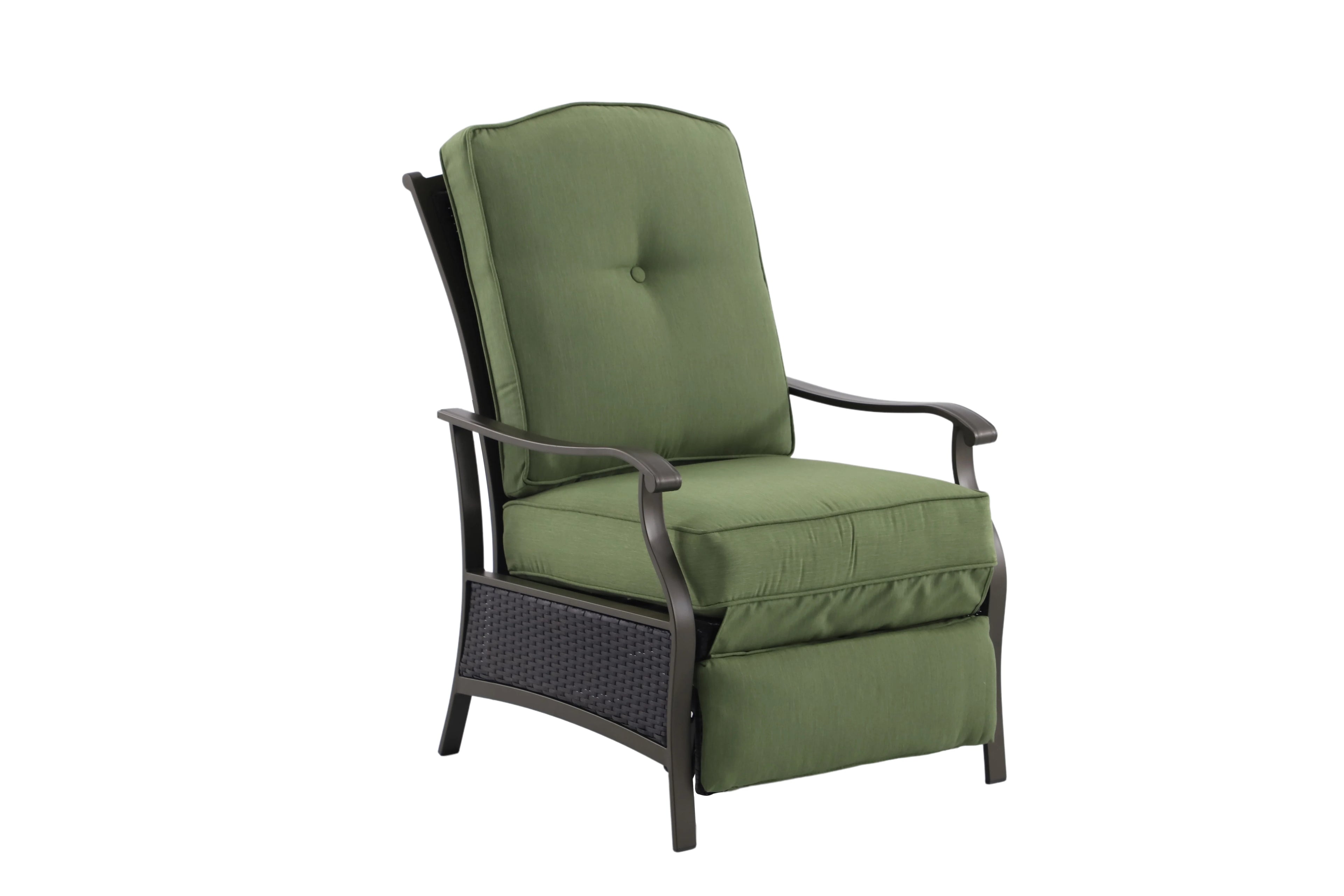 Better Homes & Gardens Steel Providence Outdoor Recliner, Green