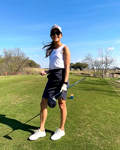 Women's Quick-Dry Woven Skort with Pockets for Tennis Golf Running a7k