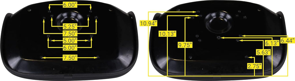 Lawn Mower Tractor Seat Replacement Black a7