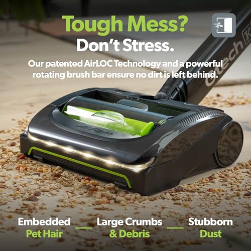 Cordless Vacuum Cleaner with Anti-Hair Wrap Brush Bar for Carpet and Hardwood Floors k7m