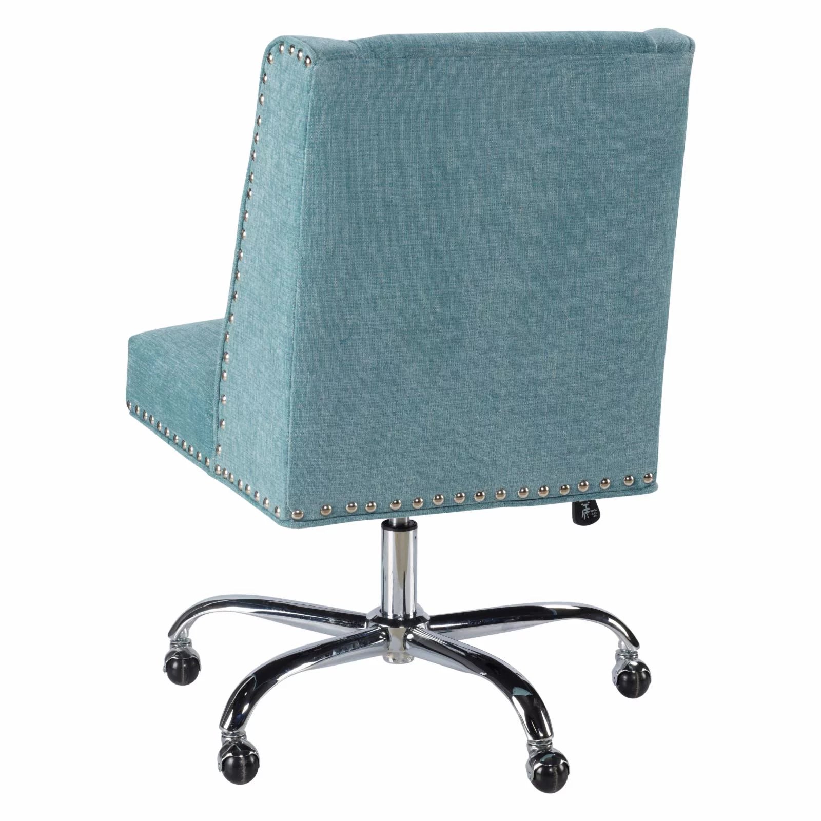 Linon Draper Executive Office Chair Chrome C356912