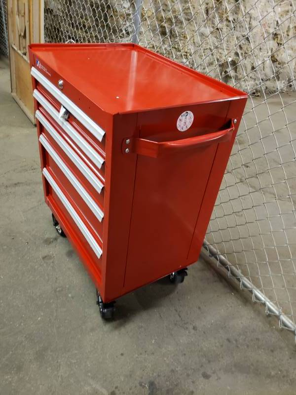Steel Rolling Tool Cabinet 26.5-in 5-Drawer a7