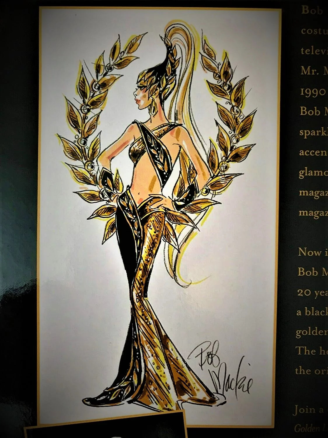 Golden Legacy Barbie Doll Bob Mackie Gold Label Limited Edition 2009 Mattel B414