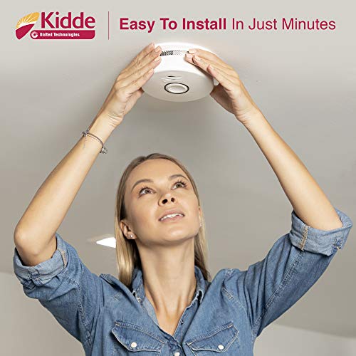 Kidde Smoke Detector, 10-Year Battery, Photoelectric, Voice Alert Z792440