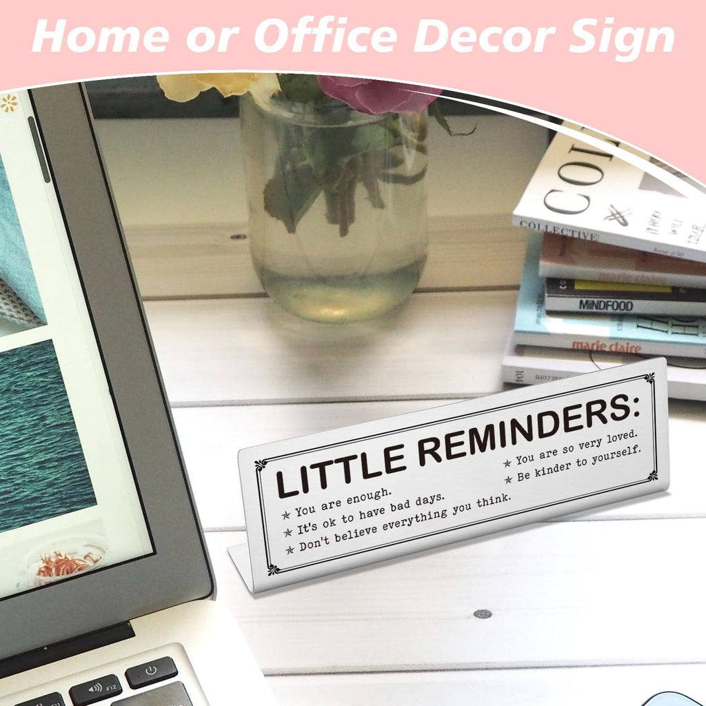 Motivational Office Decor Signs for Cubicle and Desk, Mental Health Gifts for Women W8388