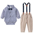Boarnseorl Baby Boys Long Sleeve Gentleman Outfits Set