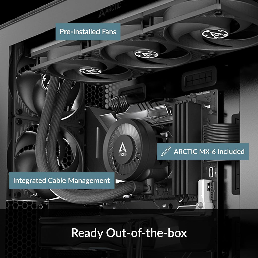 ARCTIC Liquid Freezer III 360 CPU AIO Water Cooler, Black Z977123