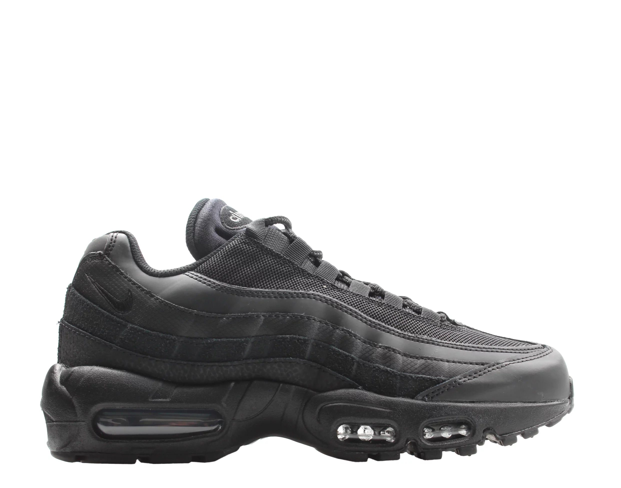 Men's Air Max 95 Running Shoes Black Grey k7