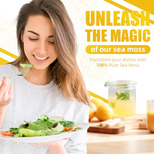 Sea Moss Gel Organic Wildcrafted Irish Supplement Strawberry Banana Flavor k7