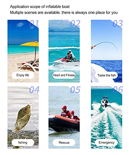 Adult Inflatable Kayak 9-Foot 4-Person Fishing Boat with Paddle E4474