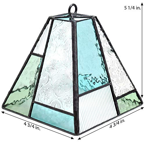 Tiffany Styled Stained Glass Night Light Table Lamp J Devlin Lam 710 Windsor Blue R95750