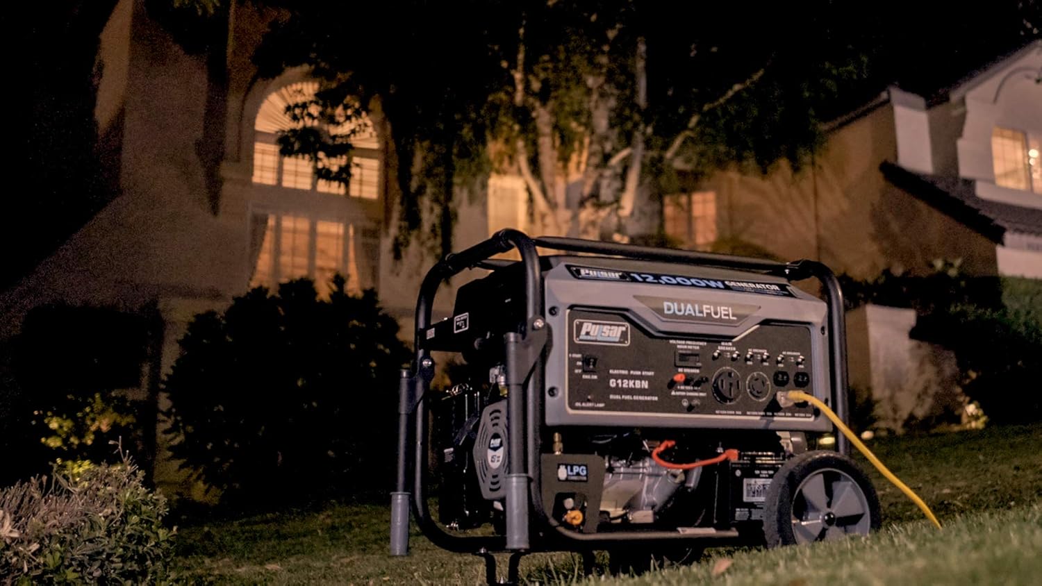 Heavy Duty Portable Dual Fuel Generator 9500 Watts Electric Start a7