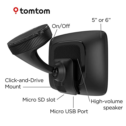 TomTom GO Supreme 6" GPS Navigation Device with World Maps, Traffic and Speed Camera Alerts X99678