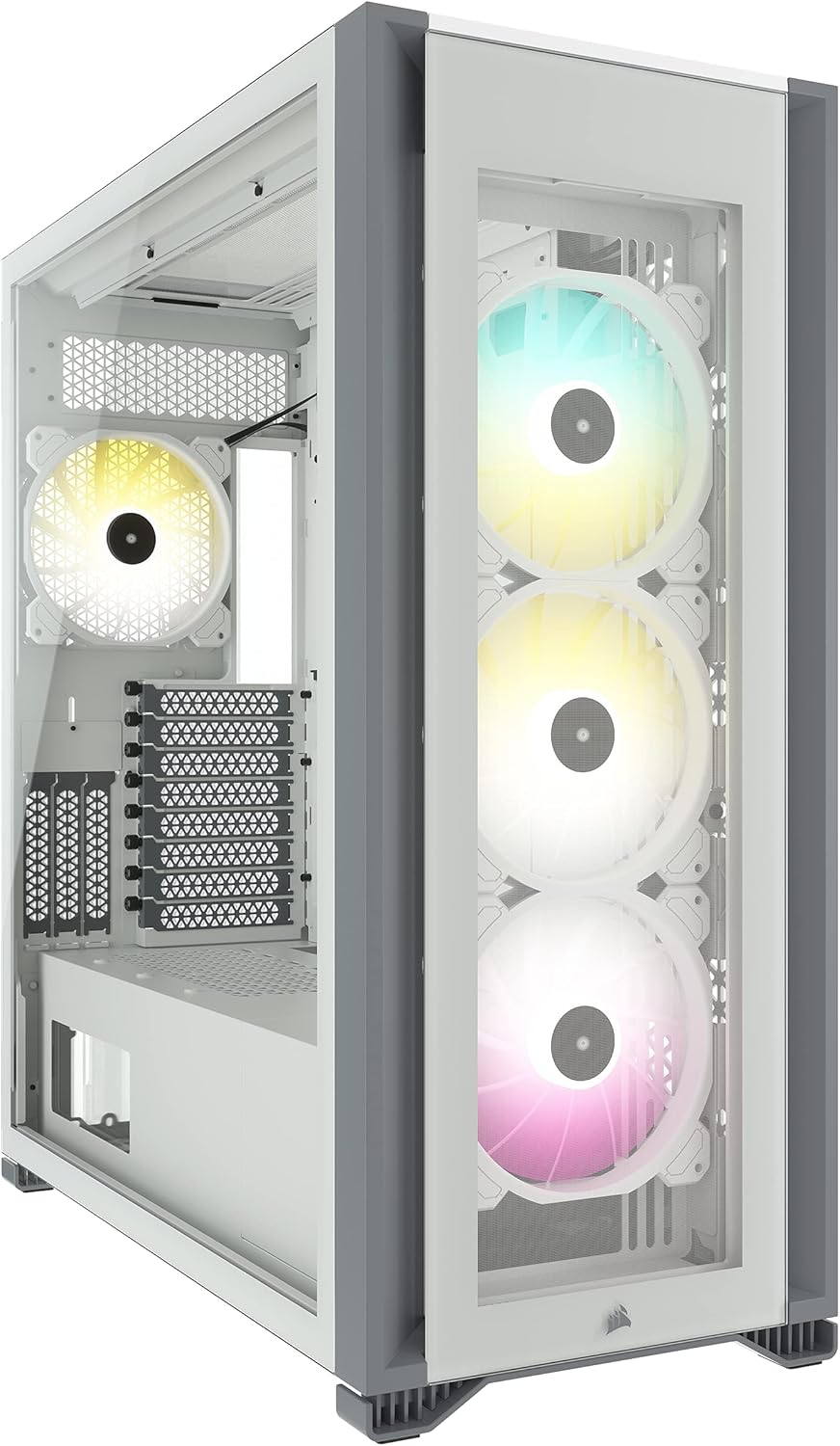 Full-Tower ATX PC Case White q7