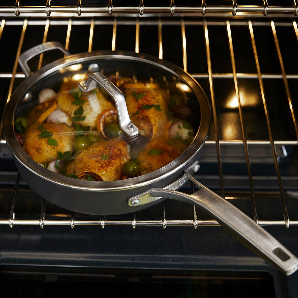 Calphalon Premier Hard-Anodized Nonstick 12-Inch Frying Pan with Lid B4243