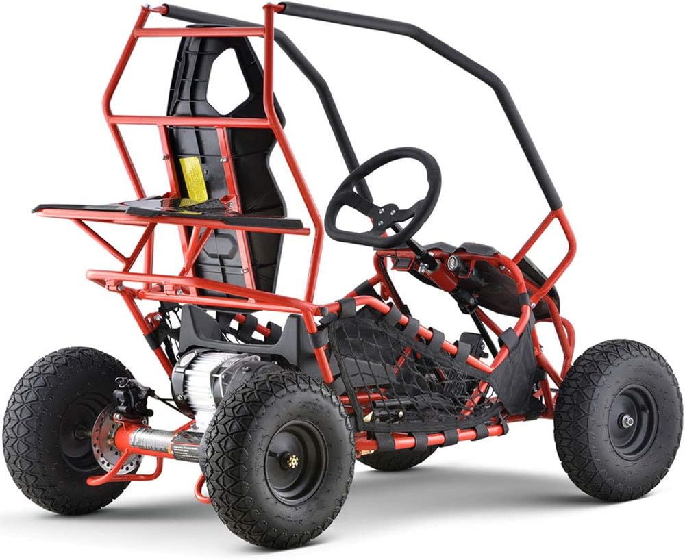 MotoTec Maverick Go Kart 36V 1000W Red Z73790