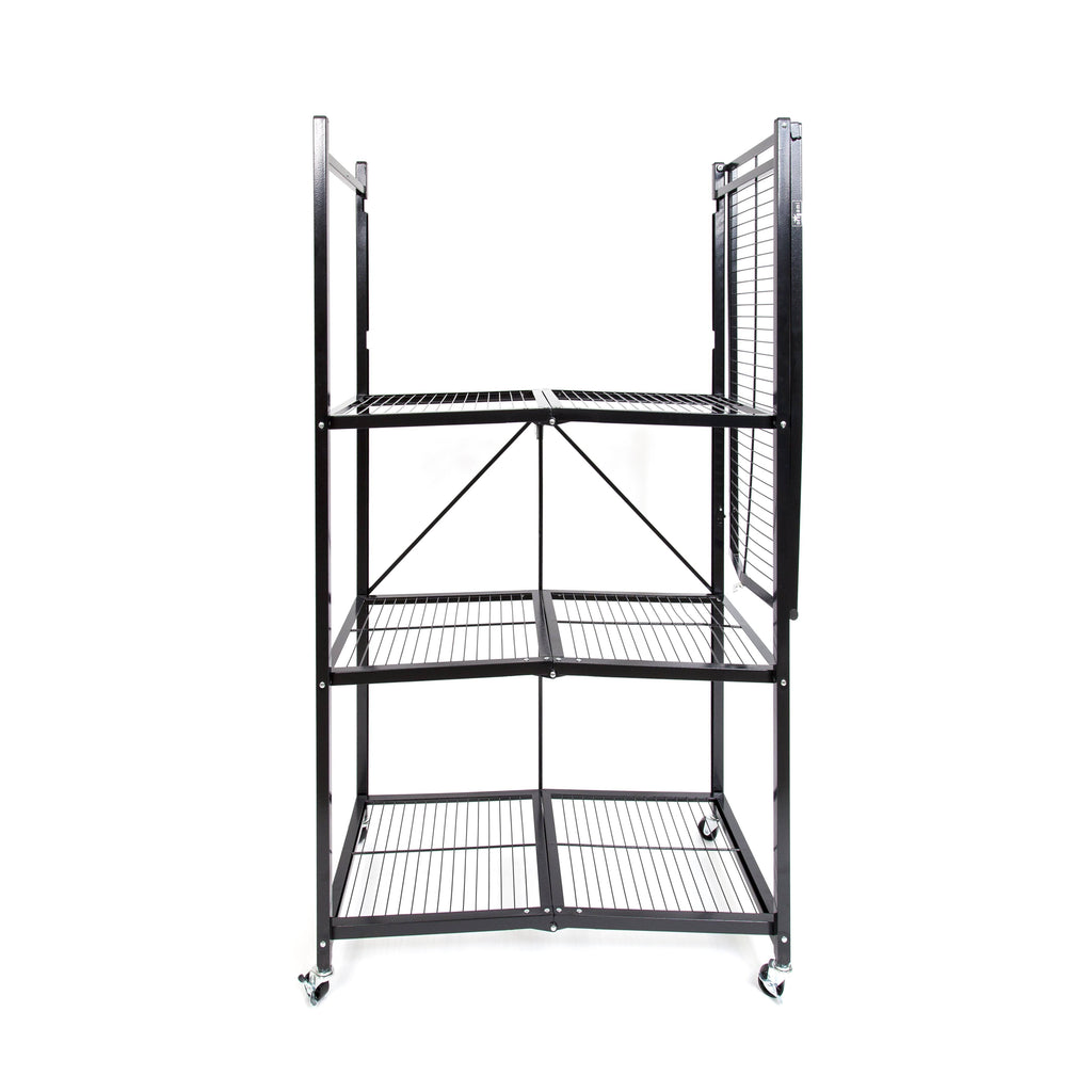 Origami Large 4-Tier Heavy-Duty Rack with Casters Red 7k