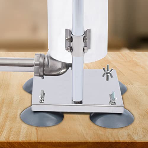 Stainless Steel Sausage Stuffer Machine, 3L Vertical with 8 Stuffing Tubes N8175