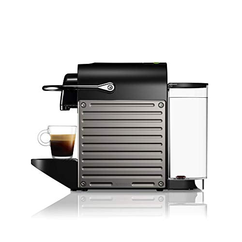 Nespresso Pixie Espresso Machine by Breville with Milk Frother, Titan Y605