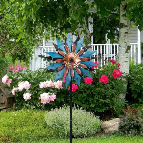 Metal Wind Spinner for Yard Garden Decor k7m