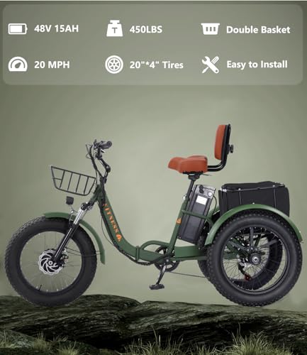 Electric Tricycle 3 Wheel Bike for Adults a7
