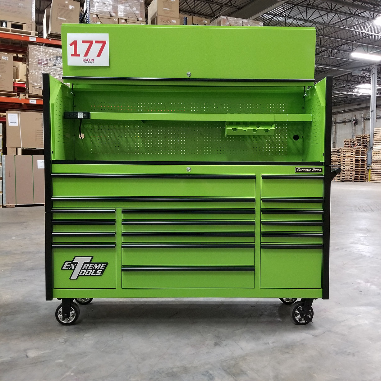 Toolbox 72 x 21 Triple Bank Roller Hutch Combo k7p