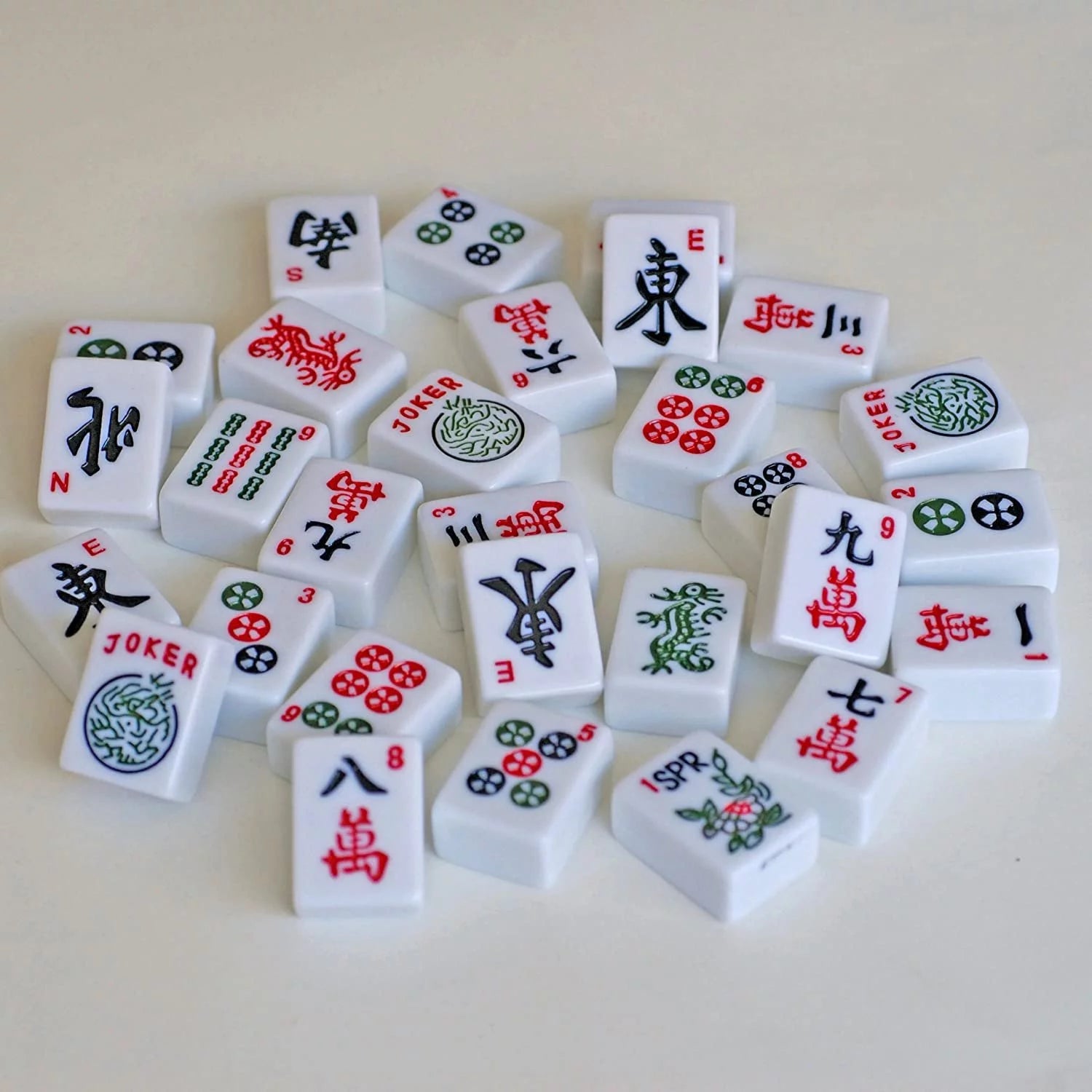 We Games Aluminum & Black Mahjong - American Style F956